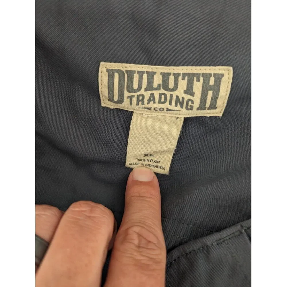 Duluth Trading Men's Dry on the Fly Nylon Blue Gray Hiking Shorts, 2XL, 9